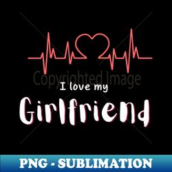 Perfect Valentines Day gift for your Girlfriend - Vintage Sublimation PNG Download - Instantly Transform Your Sublimation Projects
