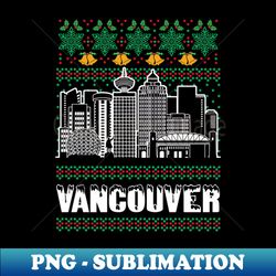 Vancouver Canada Ugly Christmas - Instant Sublimation Digital Download - Enhance Your Apparel with Stunning Detail