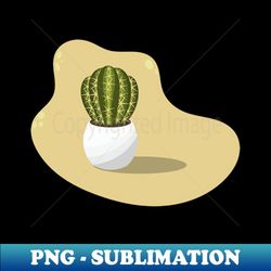 Cactus - PNG Transparent Sublimation Design - Enhance Your Apparel with Stunning Detail