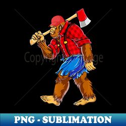 Funny Logger Tee - Instant PNG Sublimation Download - Unlock Vibrant Sublimation Designs