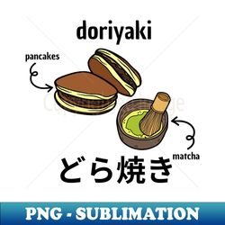 Dorayaki Matcha Tea Kawaii Vintage Retro Yummy - High-Quality PNG Sublimation Download - Create with Confidence