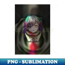 Anime Girl in the Dark - Unique Sublimation PNG Download