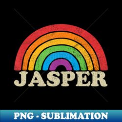 Jasper - Retro Rainbow Flag Vintage-Style - Instant Sublimation Digital Download