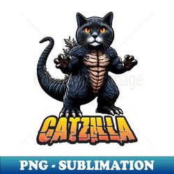 Catzilla S01 D71 - PNG Transparent Digital Download File for Sublimation