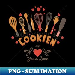Heartfelt Culinary Whimsy Infusing Love and Laughter into Kitchen Utensils - Instant Sublimation Digital Download
