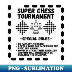 Chess super tournament - Trendy Sublimation Digital Download