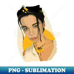 Bjork - PNG Transparent Digital Download File for Sublimation