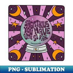 sagittarius crystal ball - premium sublimation digital download