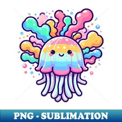 smiling jellyfish - Aesthetic Sublimation Digital File