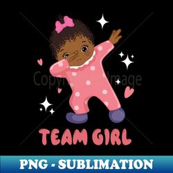 gender reveal party team girl baby announcement gift for men women kids - decorative sublimation png file