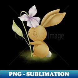 Violet Bunny - Decorative Sublimation PNG File