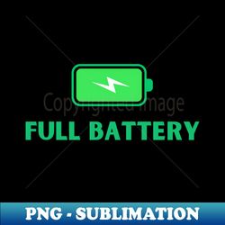 Full battery - Vintage Sublimation PNG Download