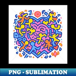 Dopamine Palette - Retro PNG Sublimation Digital Download