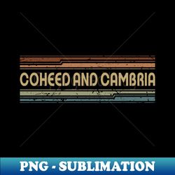 Coheed and Cambria Retro Lines - Premium PNG Sublimation File
