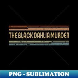 The Black Dahlia Murder Retro Lines - Signature Sublimation PNG File