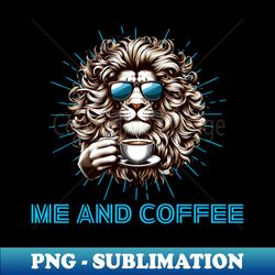 lion coffee - High-Quality PNG Sublimation Download