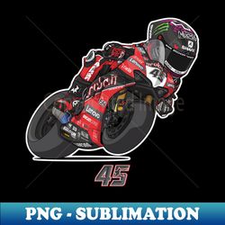 Scott Redding 45 Cartoon - Special Edition Sublimation PNG File