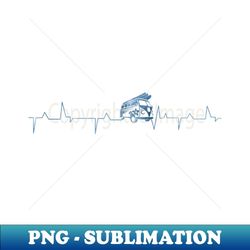 Combi Van Surf Trip Hearbeat - Signature Sublimation PNG File