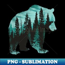 Grizzly Bear Marvellous Mothers - Modern Sublimation PNG File