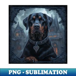 Rottweiler Goth - Professional Sublimation Digital Download