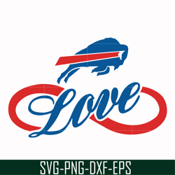 Love Buffalo Bills svg, Bills svg, Nfl svg, png, dxf, eps digital file NFL13102020L