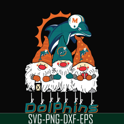 Gnomes Miami Dolphins svg, Gnomes svg, Dolphins svg, png, dxf, eps digital file NNFL0307017