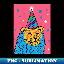 lion lovers party hats for party lion t-shirt 2 t-shirt - sublimation-ready png file