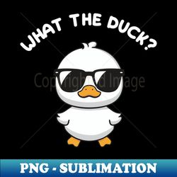 what the duck 1 - retro png sublimation digital download