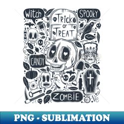 Halloween Doodle - Sublimation-Ready PNG File