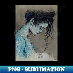 Blue line - Exclusive Sublimation Digital File