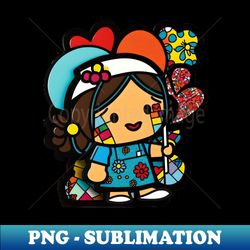 Adorable Asian Nurse Cartoon - Perfect Gift for Medical Professionals