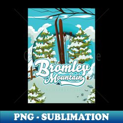 Bromley mountain peru vermont us ski landscape. - Creative Sublimation PNG Download