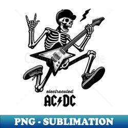 electrocuted ACDC Angus - PNG Transparent Sublimation Design