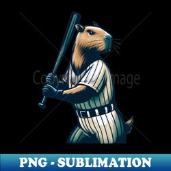Capybara Baseball, Baseball Sport Baseball Love - Premium Sublimation Digital Download
