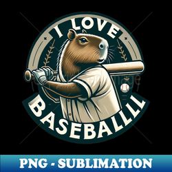 I Love Baseballll Outside Baseball Fantasy Baseball Baseball Activity - PNG Transparent Digital Download File for Sublim