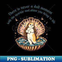 Venus cat, Botticelli inspired me - Sublimation-Ready PNG File