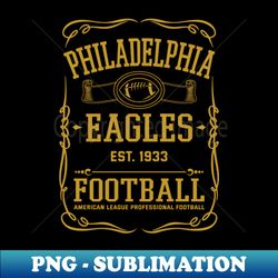 vintage eagles american football - decorative sublimation png file