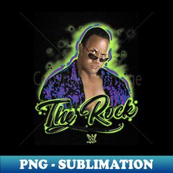 the rock airbrush - special edition sublimation png file