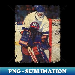 Jeff Hackett, 1988 in New York Islanders - Premium Sublimation Digital Download