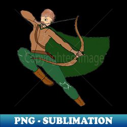 Archery girl - Instant Sublimation Digital Download