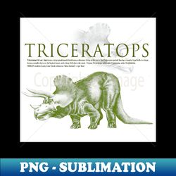 Triceratops - Sublimation-Ready PNG File
