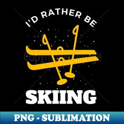 Skiing 148 - Instant Sublimation Digital Download