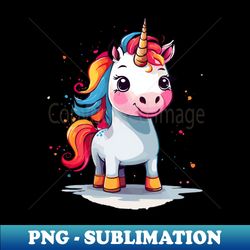 magical cute baby unicorn - png sublimation digital download