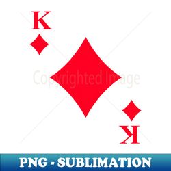 King of Diamonds Playing Card Halloween Couple Costume - Retro PNG Sublimation Digital Download