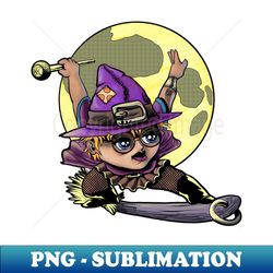 Chibi Witch - Instant PNG Sublimation Download