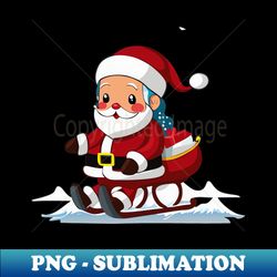 Christmas Santa Claus - PNG Transparent Digital Download File for Sublimation