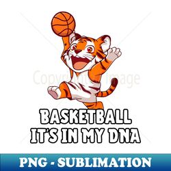 tiger basketball 1 - instant png sublimation download