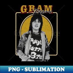design for Gram Parsons - Decorative Sublimation PNG File