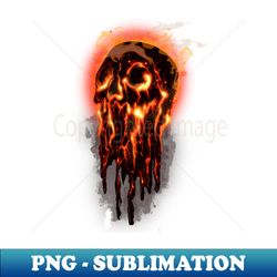 Elemental Skull Fire - Digital Sublimation Download File