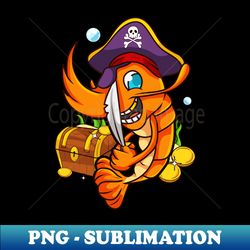 Shrimp Pirate - Instant Sublimation Digital Download